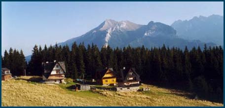 Wschodnia cz panoramy Tatr Wysokich (z punktu widokowy na Godwce)